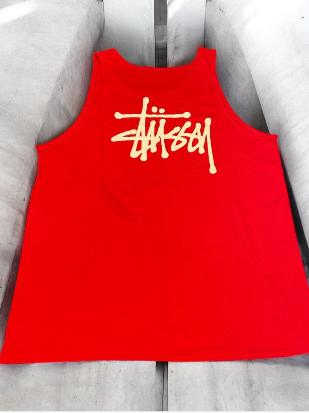 🆕 STUSSY Classic Logo Tank Top Muscle Tee XL